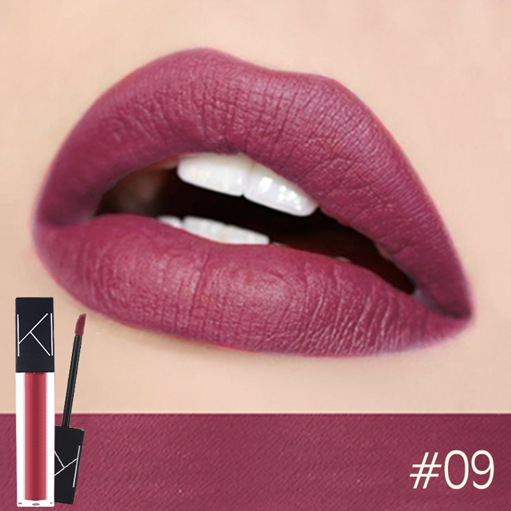 KIMUSE Makeup Matte Smooth Lipstick Liquid Lipstick Matte Waterproof Lips Makeup Cosmetic Long Lasting Matte Lipstick Makeup - الصورة 8