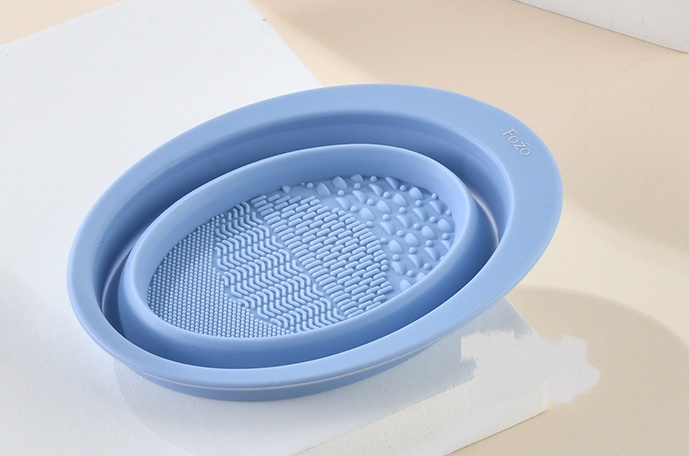 Silicone Cosmetic Makeup Brush Cleaning Pad Board - الصورة 2