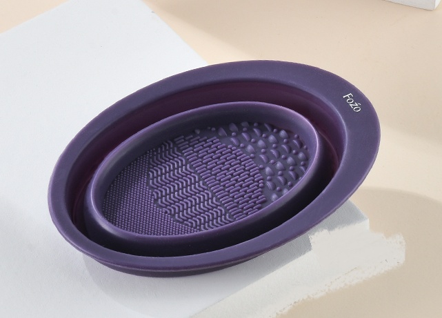 Silicone Cosmetic Makeup Brush Cleaning Pad Board - الصورة 5