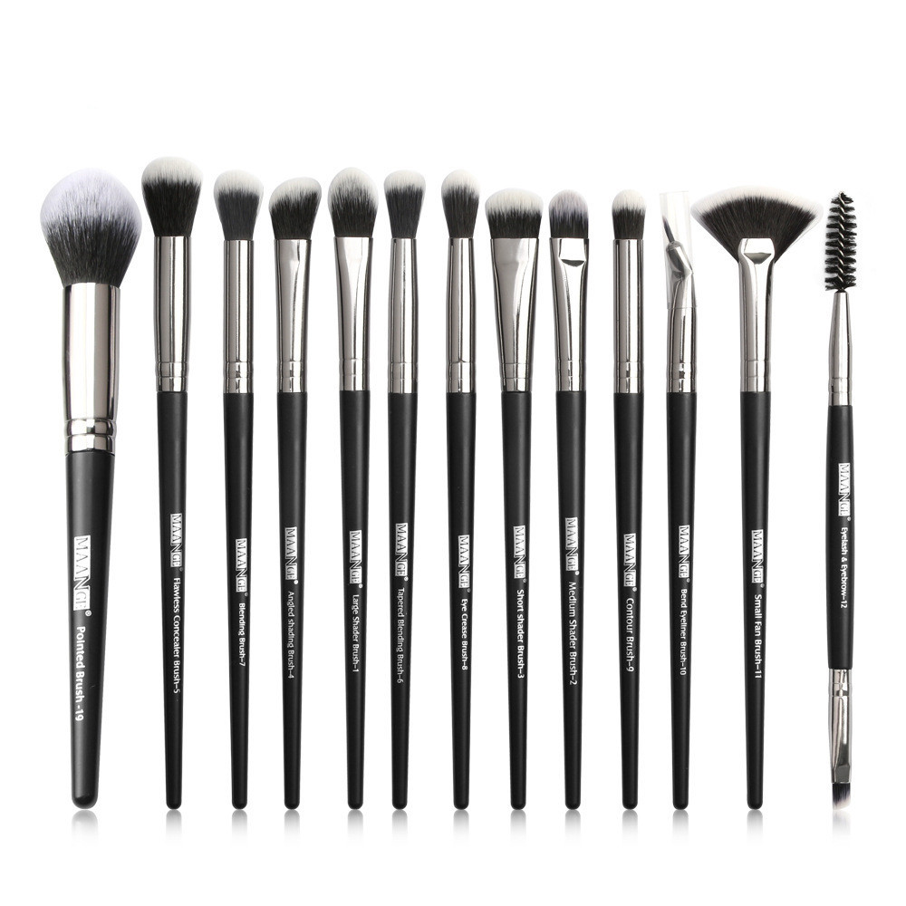 Factory Direct Sale Maange New Product 13 Eye Makeup Brush Set Eyeshadow Brush Beauty Tools Hot Sale - Image 4