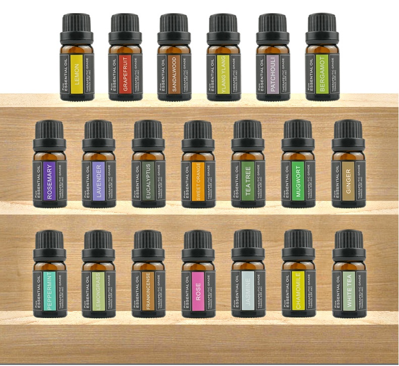 Aromatherapy Candle, Essential Oil, Ginger, Wormwood, Rose Sandalwood Essential Oil, Fragrant, Single Plant Oil, Fragrance Box. - الصورة 7