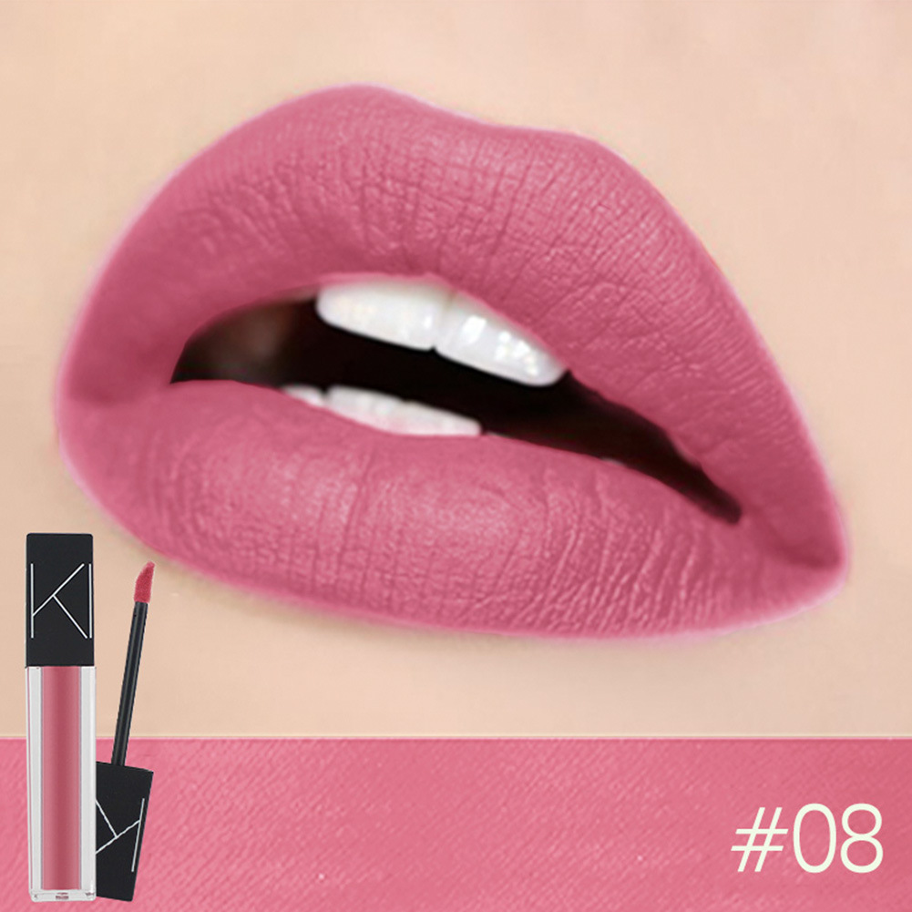 KIMUSE Makeup Matte Smooth Lipstick Liquid Lipstick Matte Waterproof Lips Makeup Cosmetic Long Lasting Matte Lipstick Makeup - الصورة 3