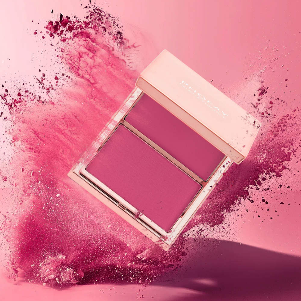 PHOFAY Double-Take Cream & Powder Blush Duo - Image 9
