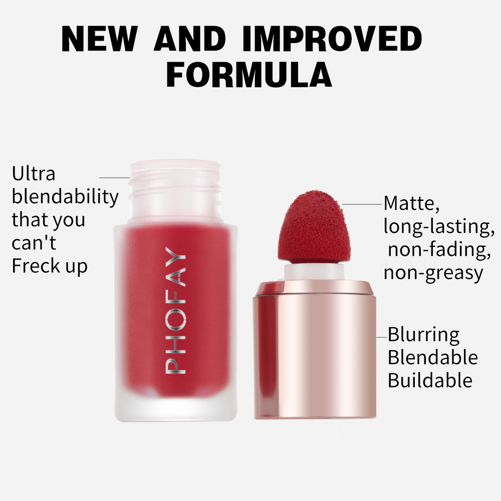 PHOFAY Mousse Liquid Blush - الصورة 7