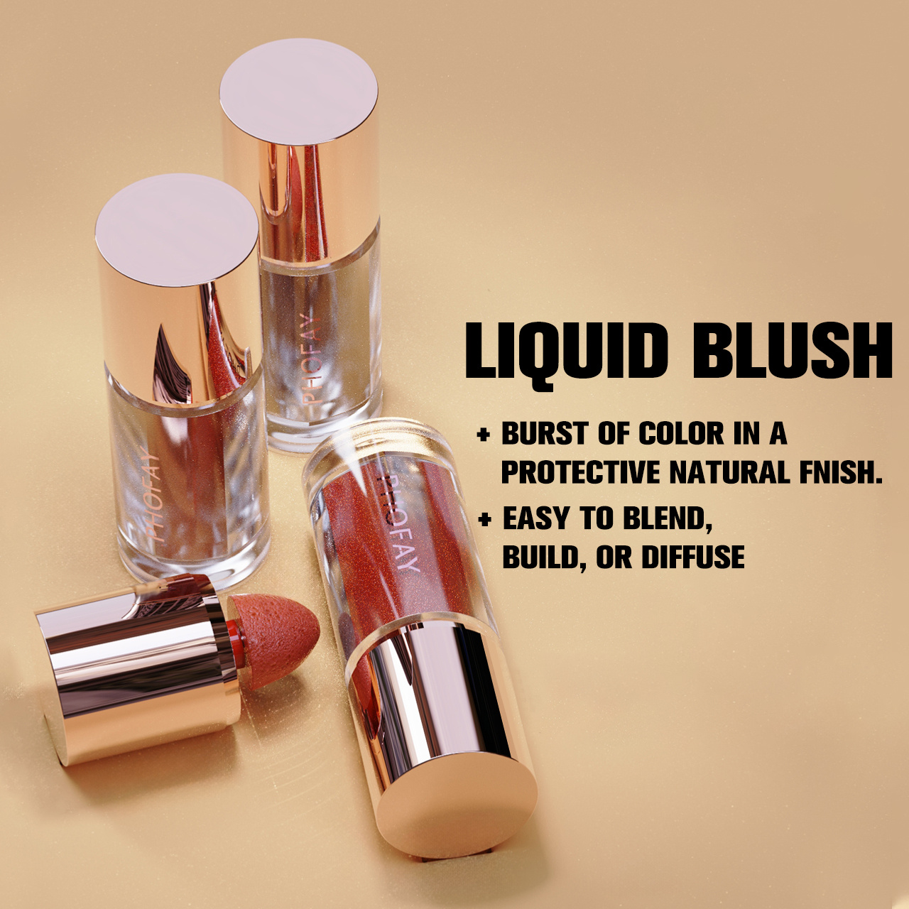 PHOFAY Mousse Liquid Blush - الصورة 9