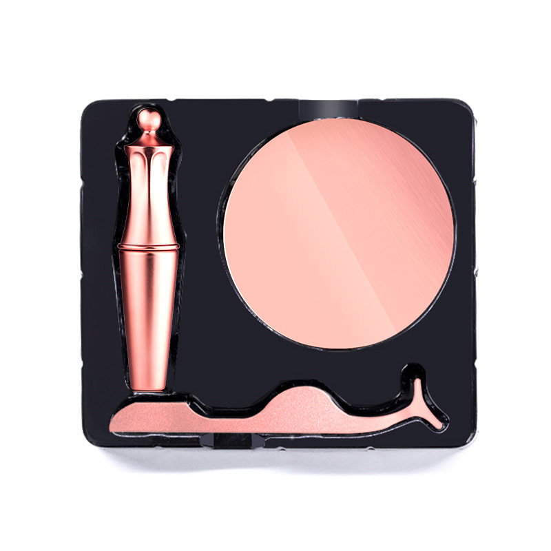 Natural Long Lasting Magnetic Liquid Eyeliner & Magnetic False Eyelashes & Tweezer Set Make up Set - الصورة 9