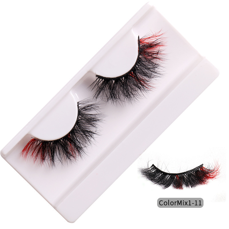 fashion High Color Fried Curly Eyelashes - الصورة 7