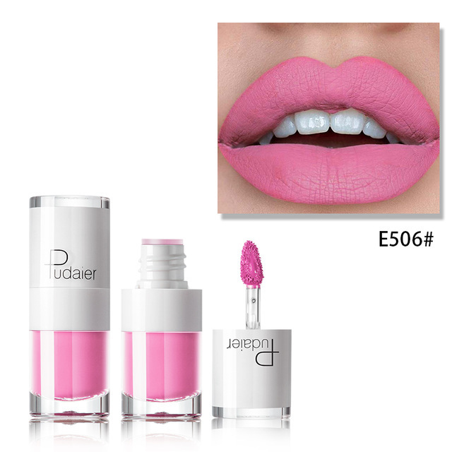 Lipstick 16 color white bottle matte lip gloss lasting moisturizing - Image 6