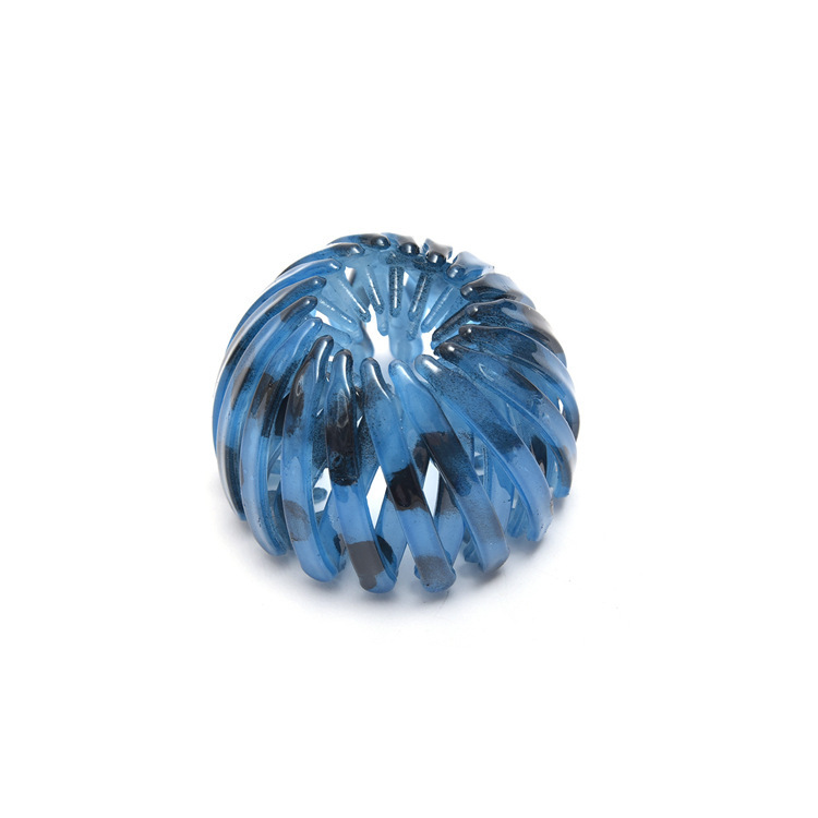Bird's Nest Hairpin Color Rhinestone Ponytail Ball Hairpin - الصورة 3