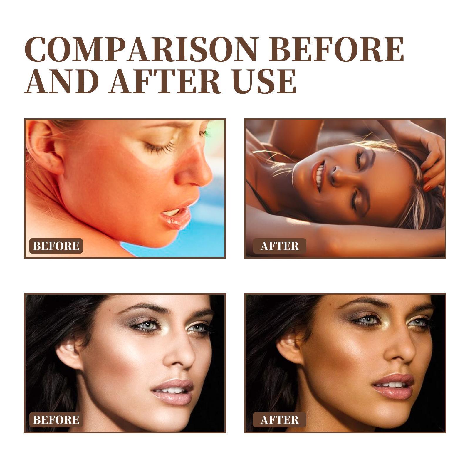 Tanning Skin Care Cream Summer Beach Self-tanning Bronze Moisturizing And Firming Skin Sun Cream - الصورة 6