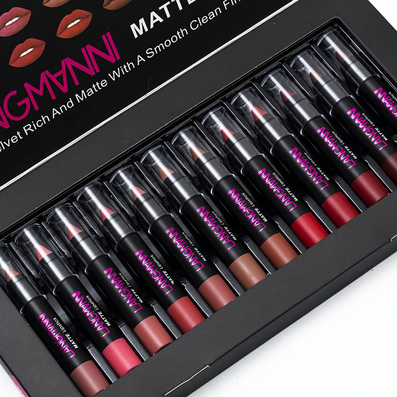 Non-Stick Cup Matte Lipstick And Lip Gloss Set - الصورة 5