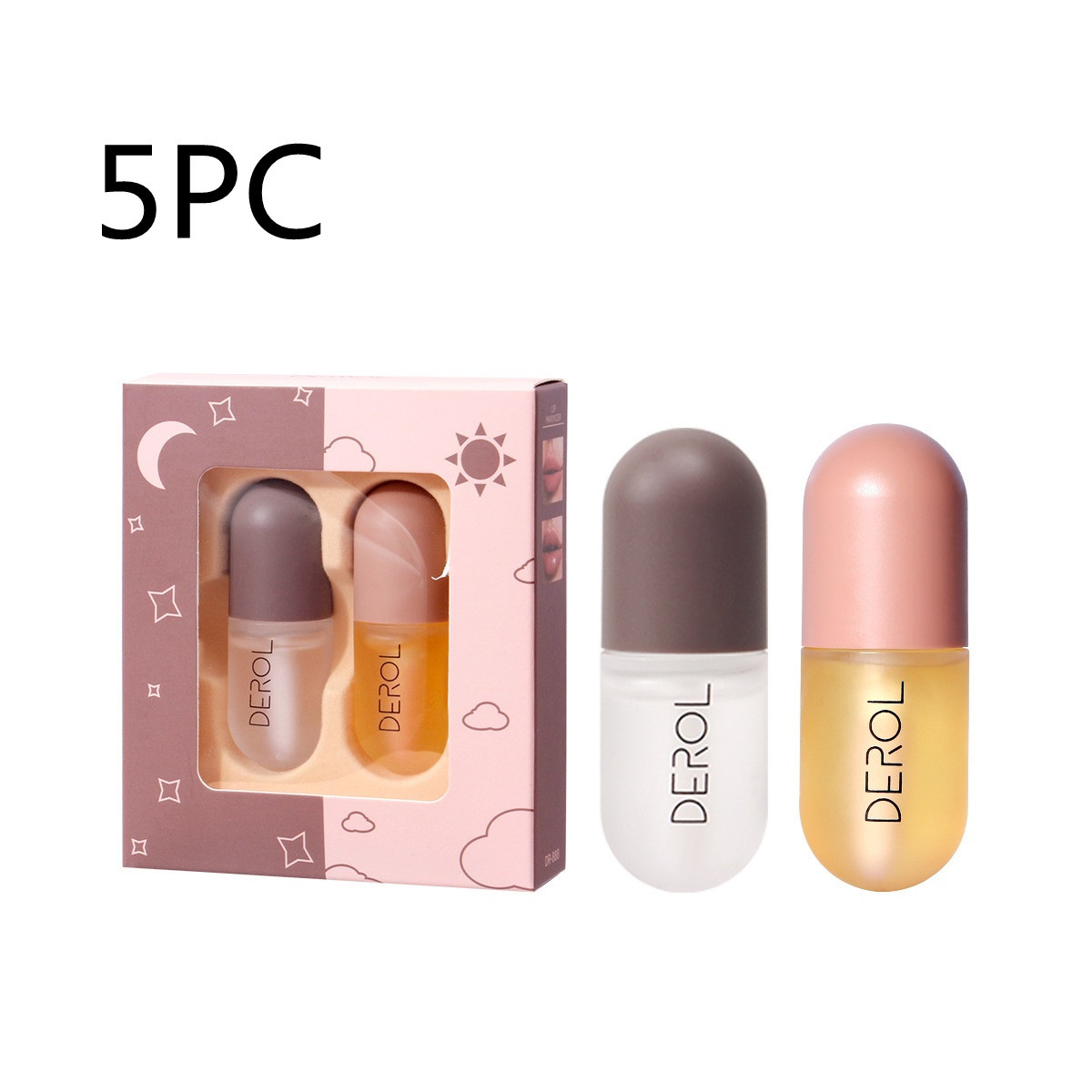 Day Night Instant Volume Lip Plumper Oil Clear Lasting Nourishing Repairing Reduce Lip Fine Line Care Lip Beauty Cosmetic - الصورة 5