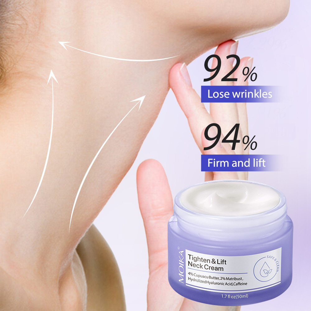 Neck Wrinkle Removal Cream Tightening Firming Fade Fine Lines Anti-Aging Necklines Lifting Shaping Beauty Neck Cream - الصورة 7
