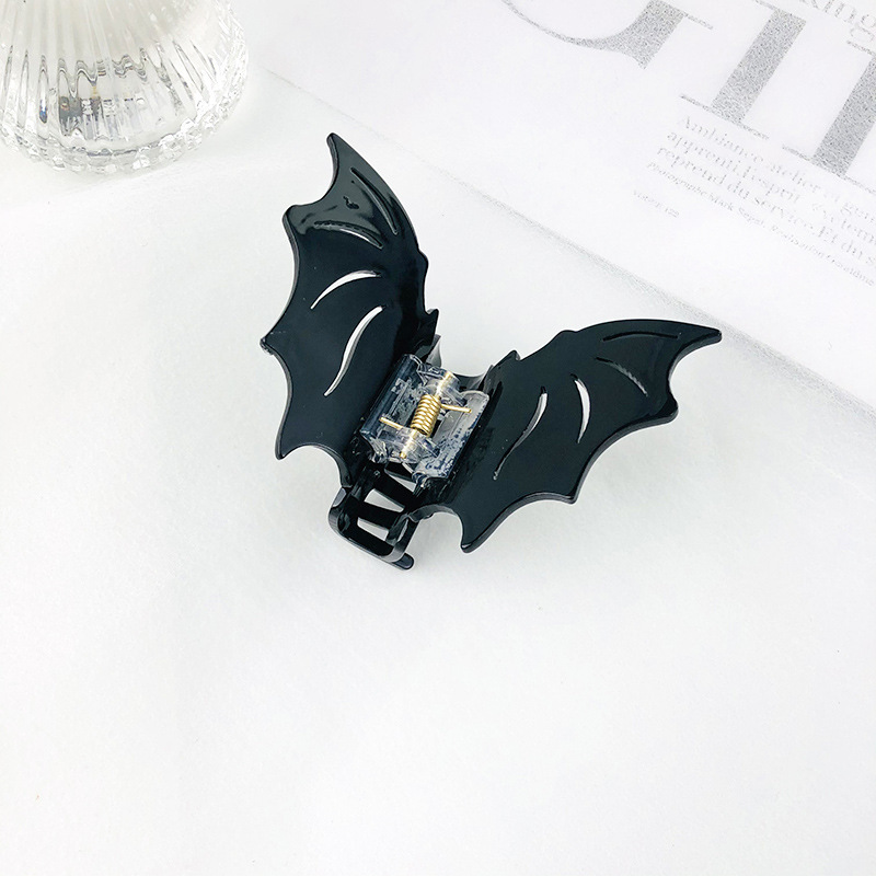 Bat Barrettes Halloween Funny Girl - الصورة 5