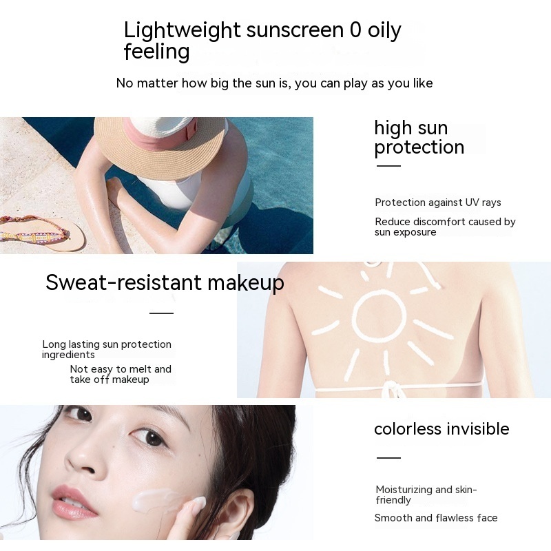 Little Golden Bottle Sunscreen Face UV Protection Concealer Refreshing White Tender Female - Image 5