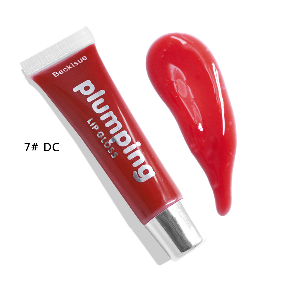 Wet Cherry Gloss Plumping Lip gloss Lip Plumper Makeup Big Lip Gloss Moisturizer Plump Volume Shiny Vitamin E Mineral Oil - الصورة 5