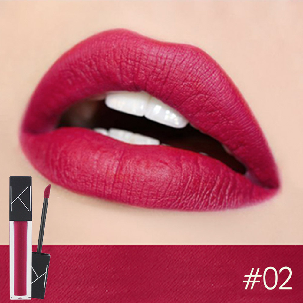 KIMUSE Makeup Matte Smooth Lipstick Liquid Lipstick Matte Waterproof Lips Makeup Cosmetic Long Lasting Matte Lipstick Makeup - الصورة 5