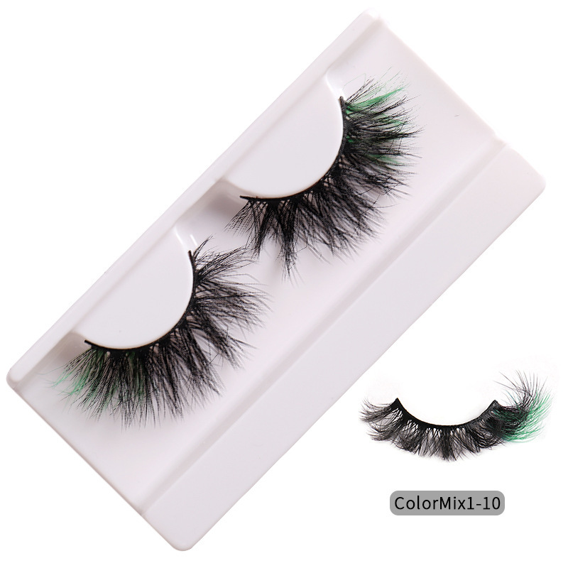 fashion High Color Fried Curly Eyelashes - الصورة 8