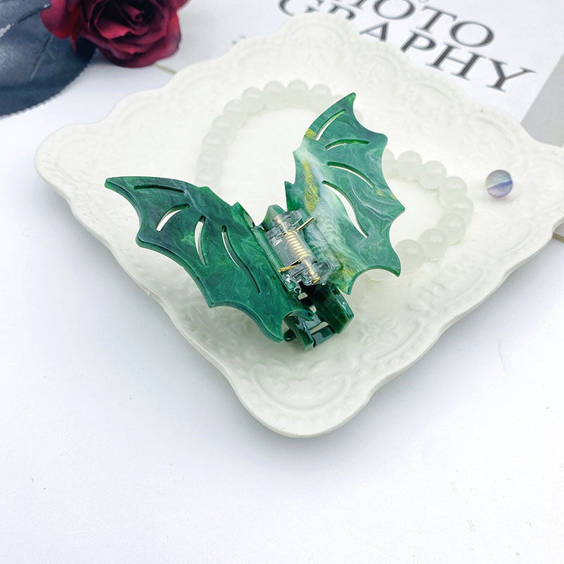 Bat Barrettes Halloween Funny Girl - الصورة 4