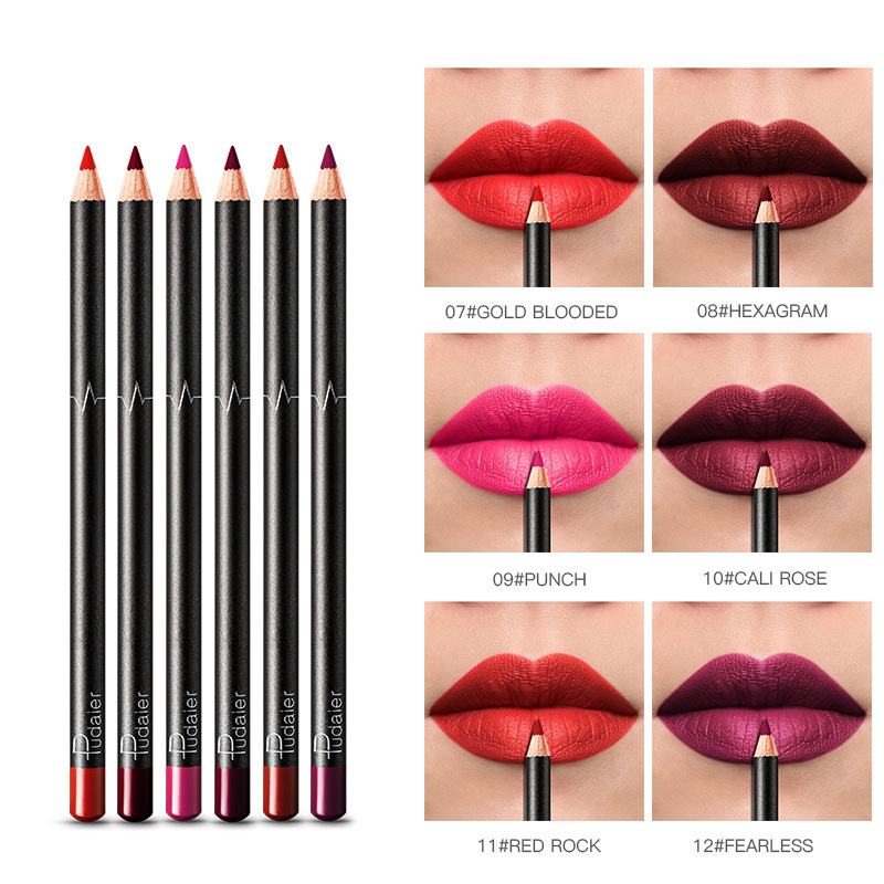 36 Color Lip Liner Waterproof Non-smudge Nude Color - الصورة 2