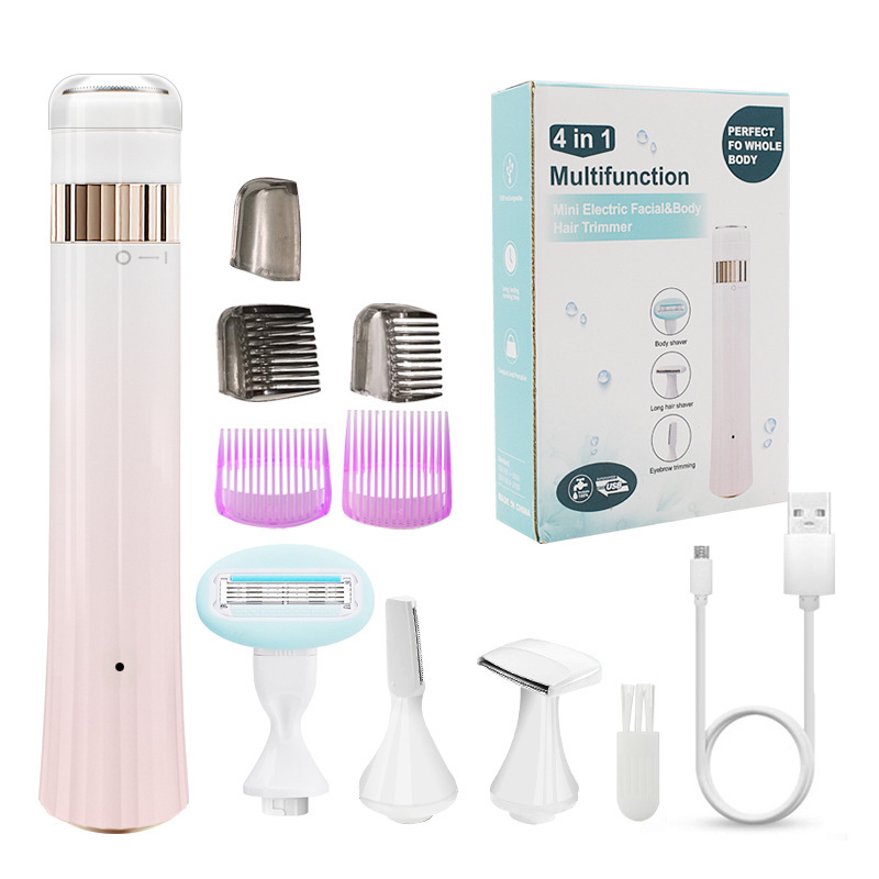 Shaving Instrument Four In One Multifunctional Lipstick Shaving Knife Body Wash - Image 5