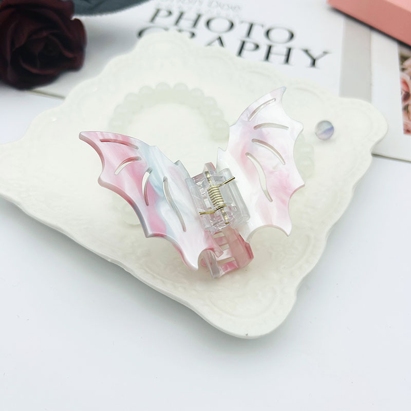 Bat Barrettes Halloween Funny Girl - الصورة 3