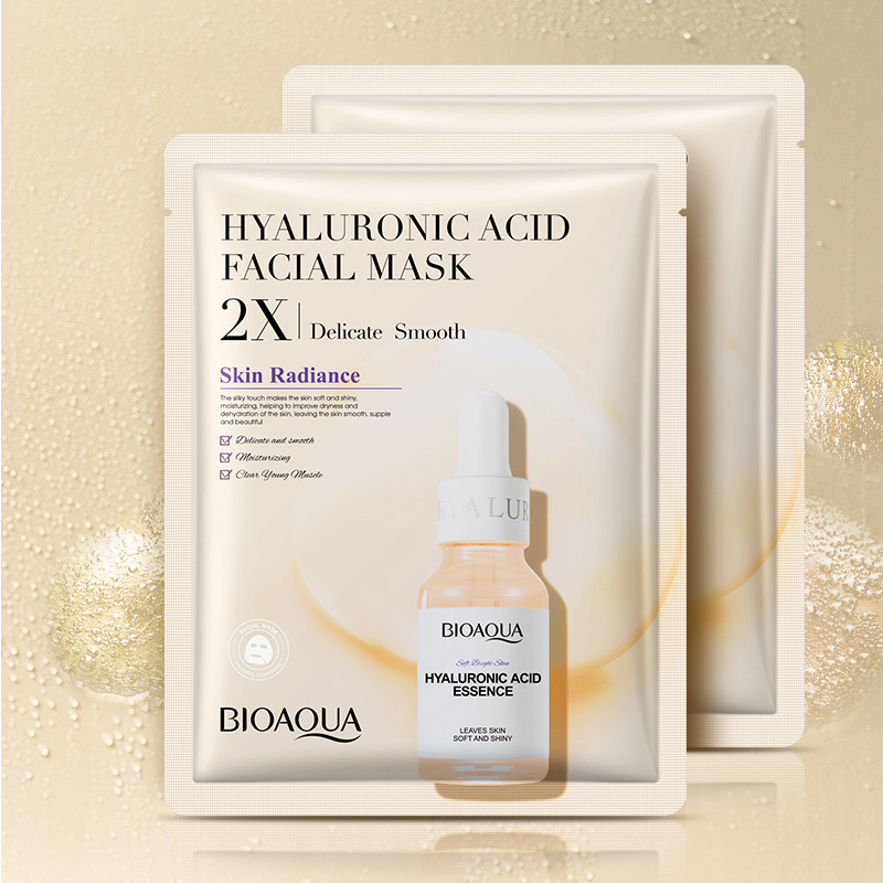 Collagen Face Mask Moisturizing Firming Face Sheet Mask Hyaluronic Acid Facial Masks Beauty Skin Care Gel Skin Care - الصورة 8