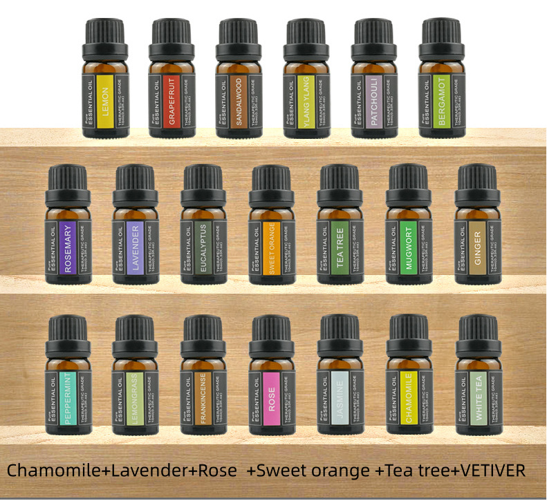 Aromatherapy Candle, Essential Oil, Ginger, Wormwood, Rose Sandalwood Essential Oil, Fragrant, Single Plant Oil, Fragrance Box. - الصورة 3