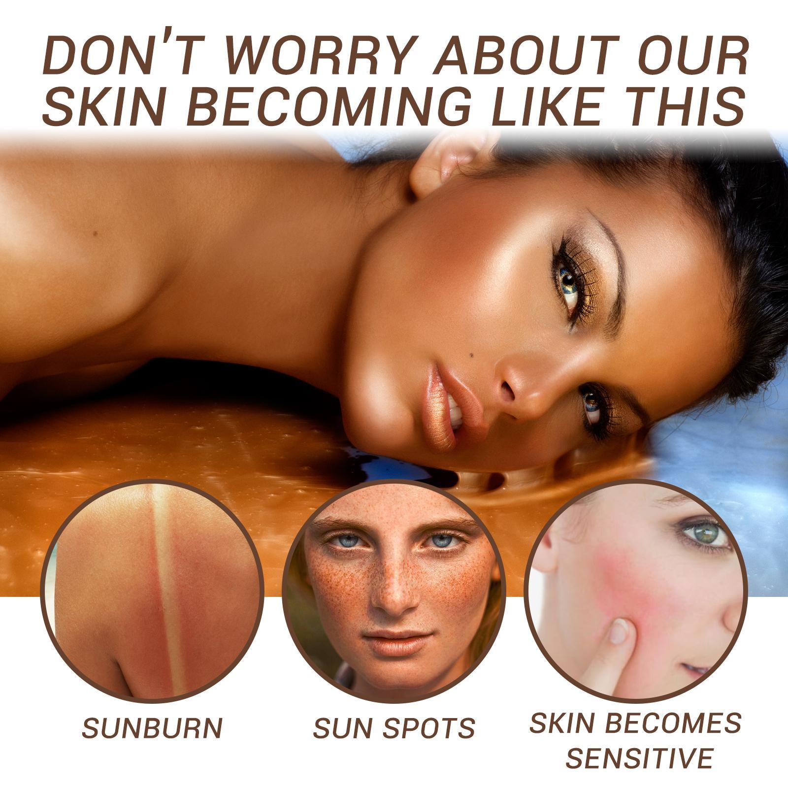 Tanning Skin Care Cream Summer Beach Self-tanning Bronze Moisturizing And Firming Skin Sun Cream - الصورة 8