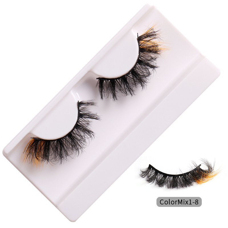 fashion High Color Fried Curly Eyelashes - الصورة 5