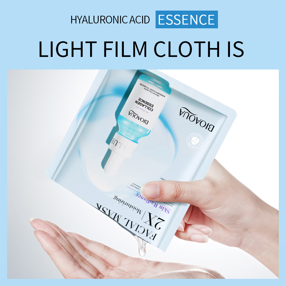 Collagen Face Mask Moisturizing Firming Face Sheet Mask Hyaluronic Acid Facial Masks Beauty Skin Care Gel Skin Care - الصورة 5