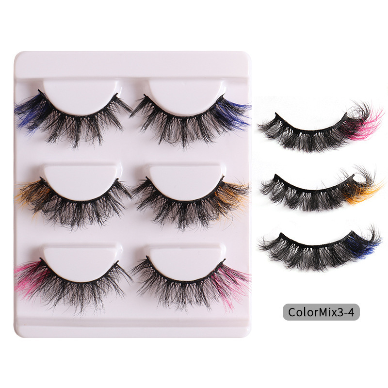 fashion High Color Fried Curly Eyelashes - الصورة 9