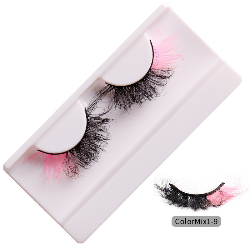 fashion High Color Fried Curly Eyelashes - الصورة 2