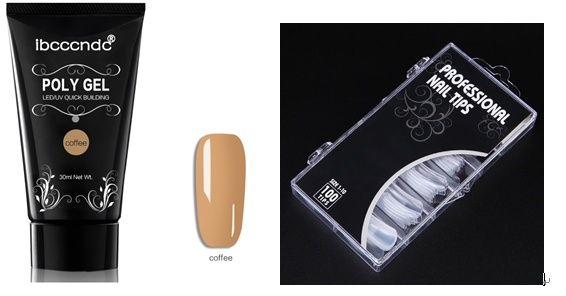 Painless And Rapid Extension Of Crystal Glue100-piece Boxed With Scaled Nail Crystal - الصورة 8