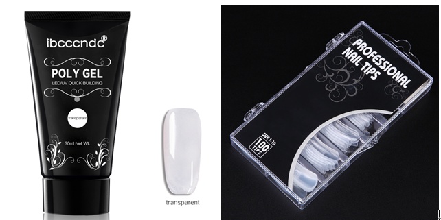 Painless And Rapid Extension Of Crystal Glue100-piece Boxed With Scaled Nail Crystal - الصورة 5