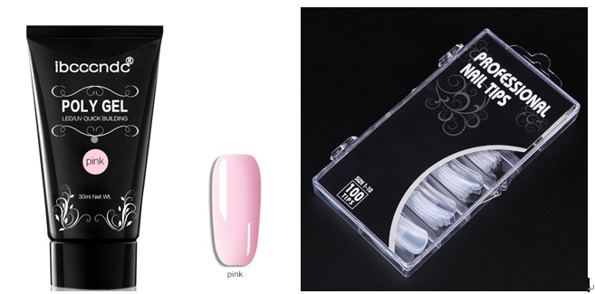 Painless And Rapid Extension Of Crystal Glue100-piece Boxed With Scaled Nail Crystal - الصورة 4