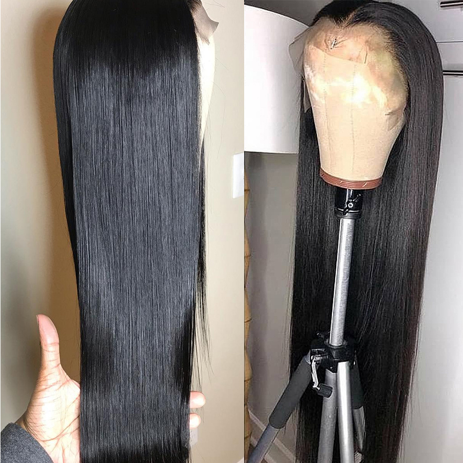 European And American New Style Long Straight Hair Chemical Fiber Headgear - الصورة 5