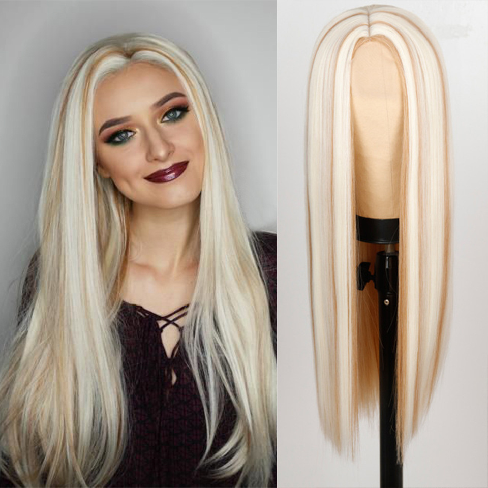 Wigs Fade Into Long Straight Hair - الصورة 2