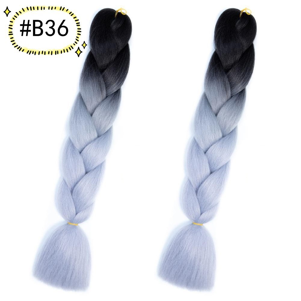 100G Gradient Twisted Bodice Color High Temperature Silk Chemical Fiber Braid - الصورة 3