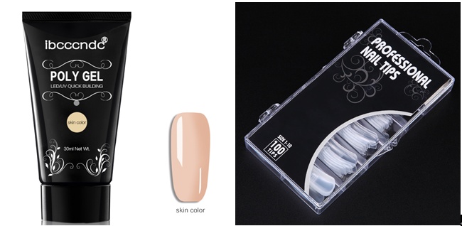 Painless And Rapid Extension Of Crystal Glue100-piece Boxed With Scaled Nail Crystal - الصورة 6