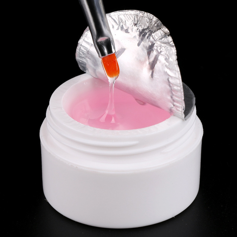 Nail art phototherapy gel extension gel nail gel crystal - الصورة 3