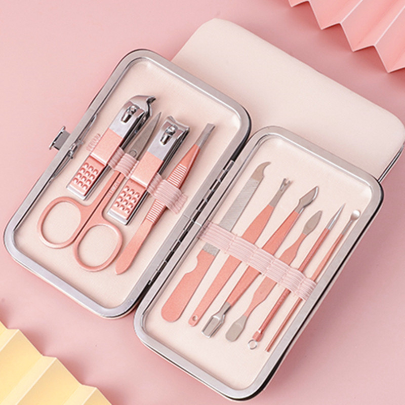 Nail set manicure set manicure pedicure scissors care tool - الصورة 5
