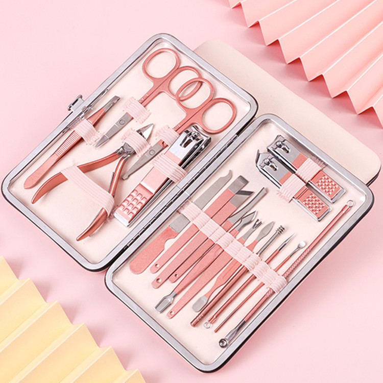 Nail set manicure set manicure pedicure scissors care tool - الصورة 2