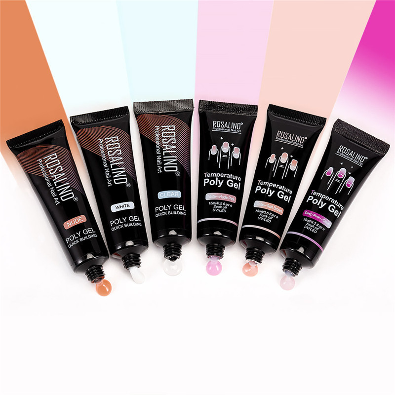 Multi-color mixed nail solid model glue - الصورة 4