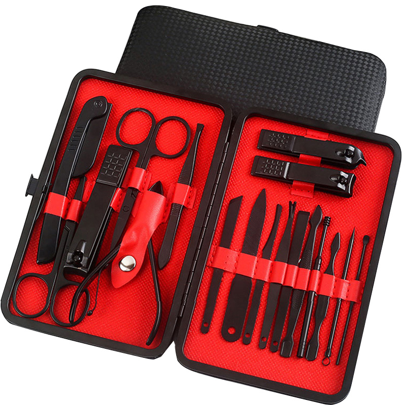 Professional Scissors Nail Clippers Set Ear Spoon Dead Skin Pliers Nail Cutting Pliers Pedicure Knife Nail Groove Trimmers - الصورة 7