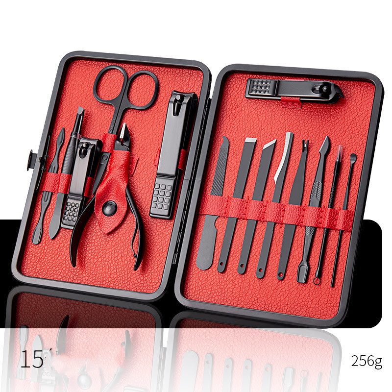 Professional Scissors Nail Clippers Set Ear Spoon Dead Skin Pliers Nail Cutting Pliers Pedicure Knife Nail Groove Trimmers - الصورة 4