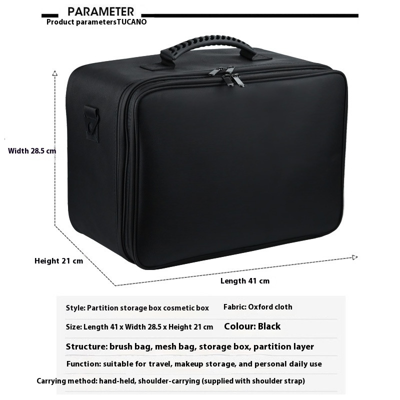 Upgraded Professional Makeup Artist Outdoor Makeup Bag - الصورة 4